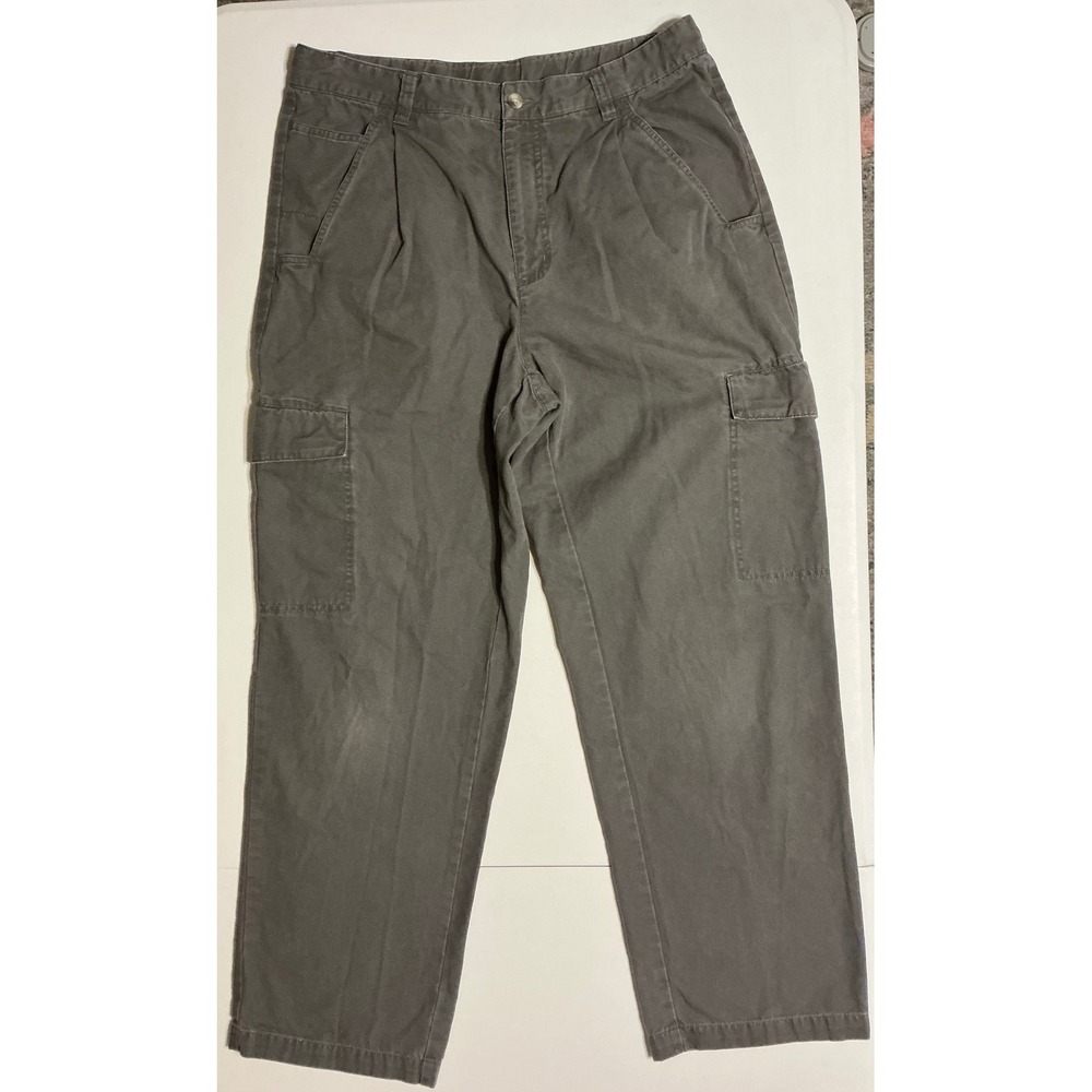 Columbia Men Gorpcore Cargo Pants Size 34x32 Gray Outdoor Hiking Workwear